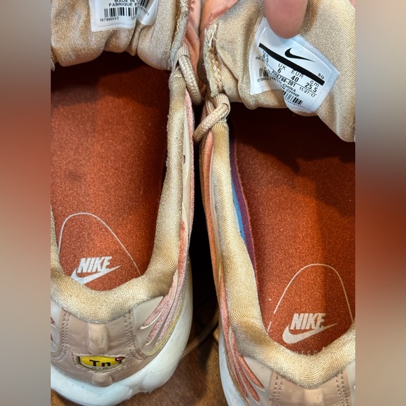 NIKE Air Max Plus LX-Velvet-Dusty Peach & Tan - Picture 9 of 12